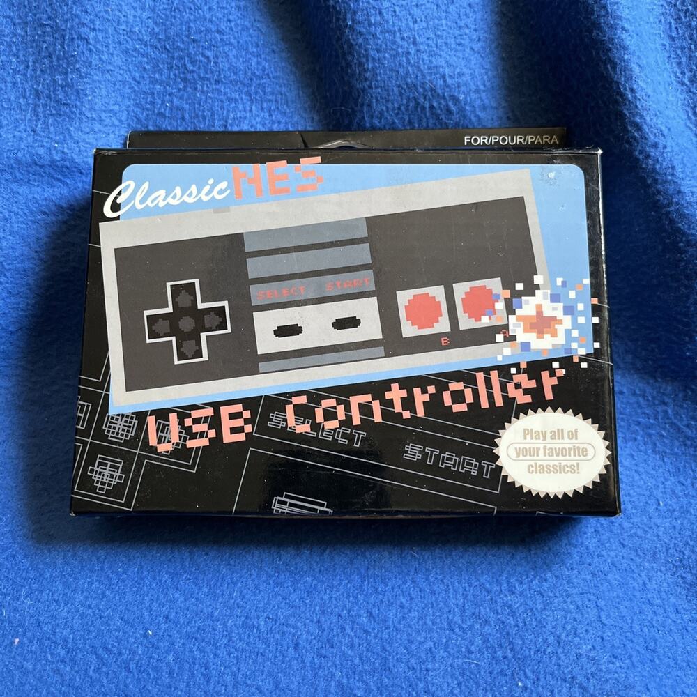 Classic USB Nintendo NES Controller For PC Gamepad Mint New Opened Box